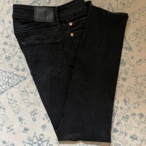 🧡3/15 American Eagle Airflex+ Black Jeans Women's 30x30